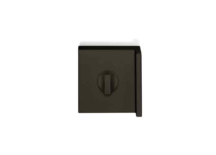 Klamki do drzwi wewnętrzne aluminiowe szklane  z pokrętłem ECLISSE 