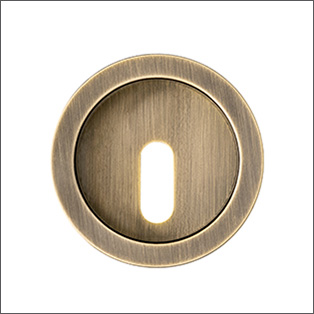 okucia do drzwi przesuwnych drewnianych Zamek na klucz Złoty Mat