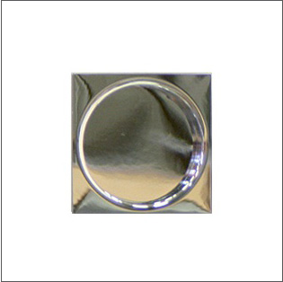 okucia do drzwi przesuwnych drewnianych uchwyt bez zamka kwadratowa Srebrny połysk